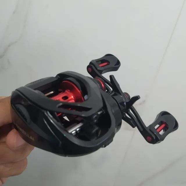 Carretilha de pesca J-Barzillai PL drag 5kg lado direito ou esquerdo (nova na caixa) - Foto 4