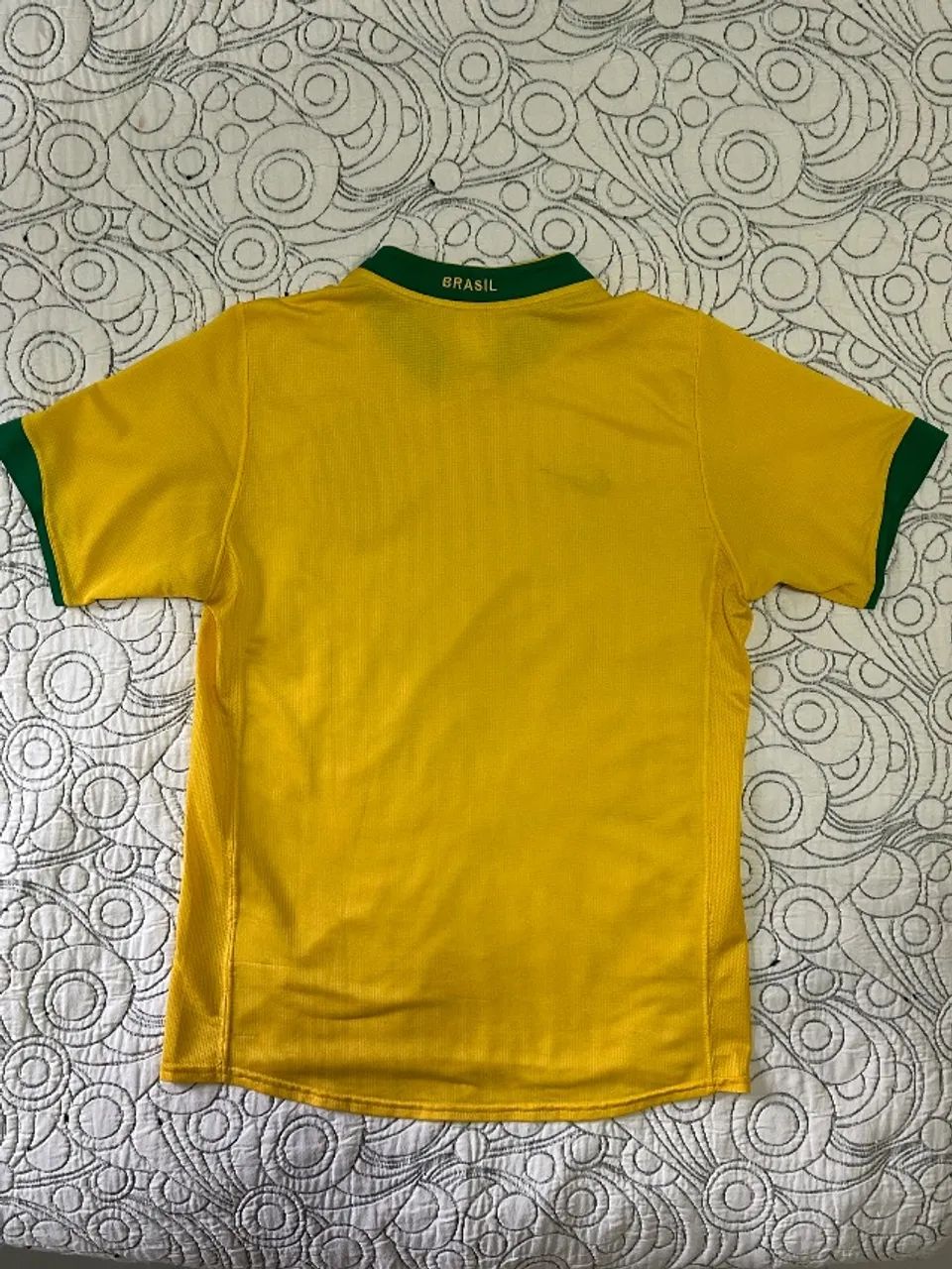 Camisa Seleção Brasileira Nike Home Canarinho Copa 2026 Tamanho P - Foto 4