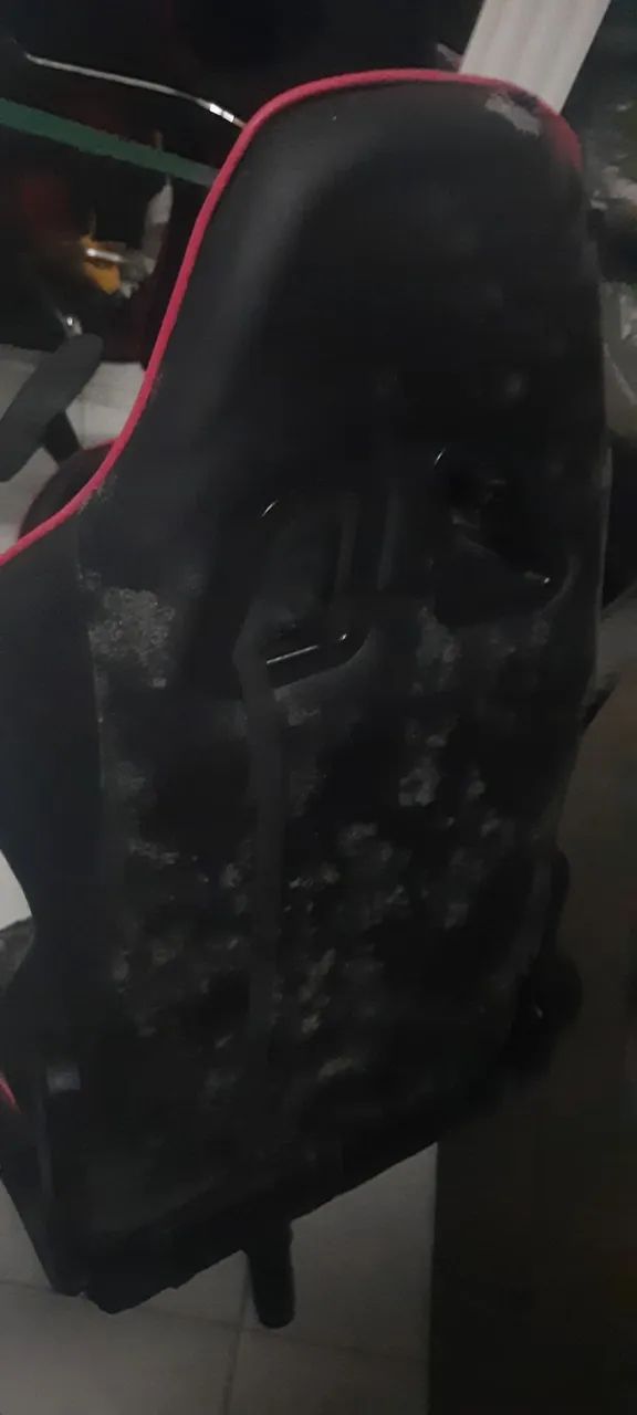 Cadeira Gamer Ergonômica Preta e Vermelha - Foto 4
