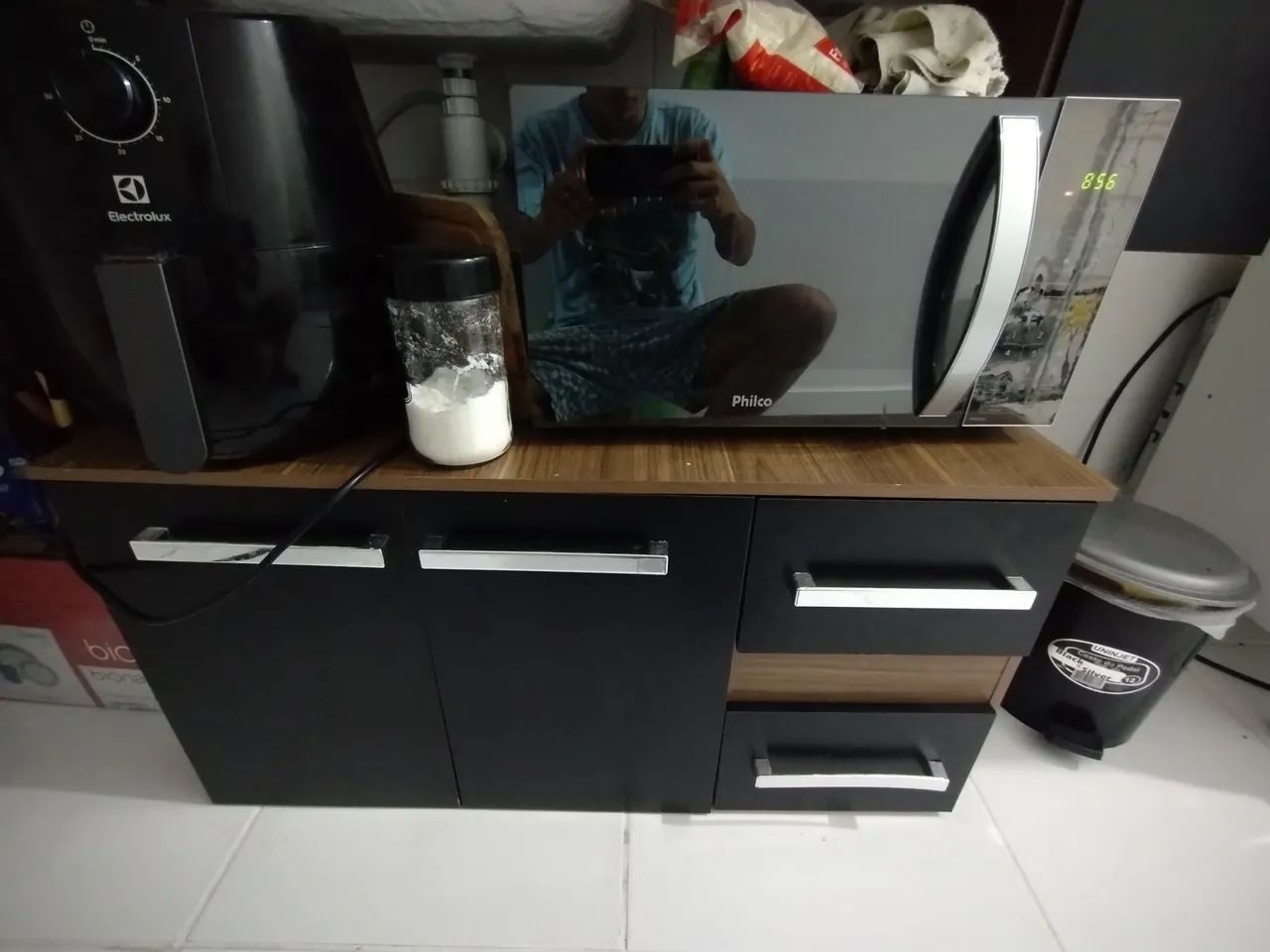 Armário de Cozinha Preto - Foto 2