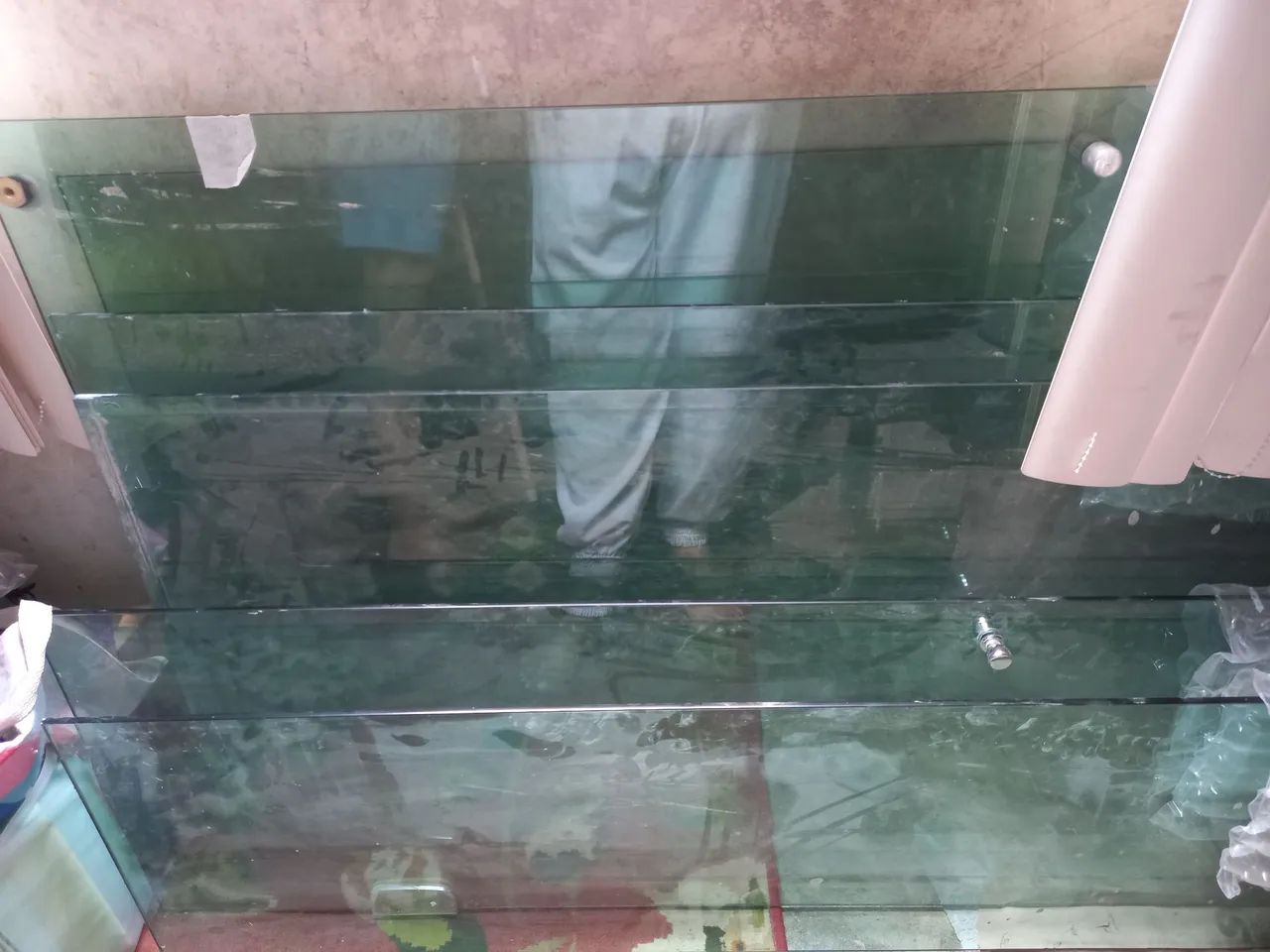 5 PEÇAS DE VIDRO TEMPERADOS PARA BOX 