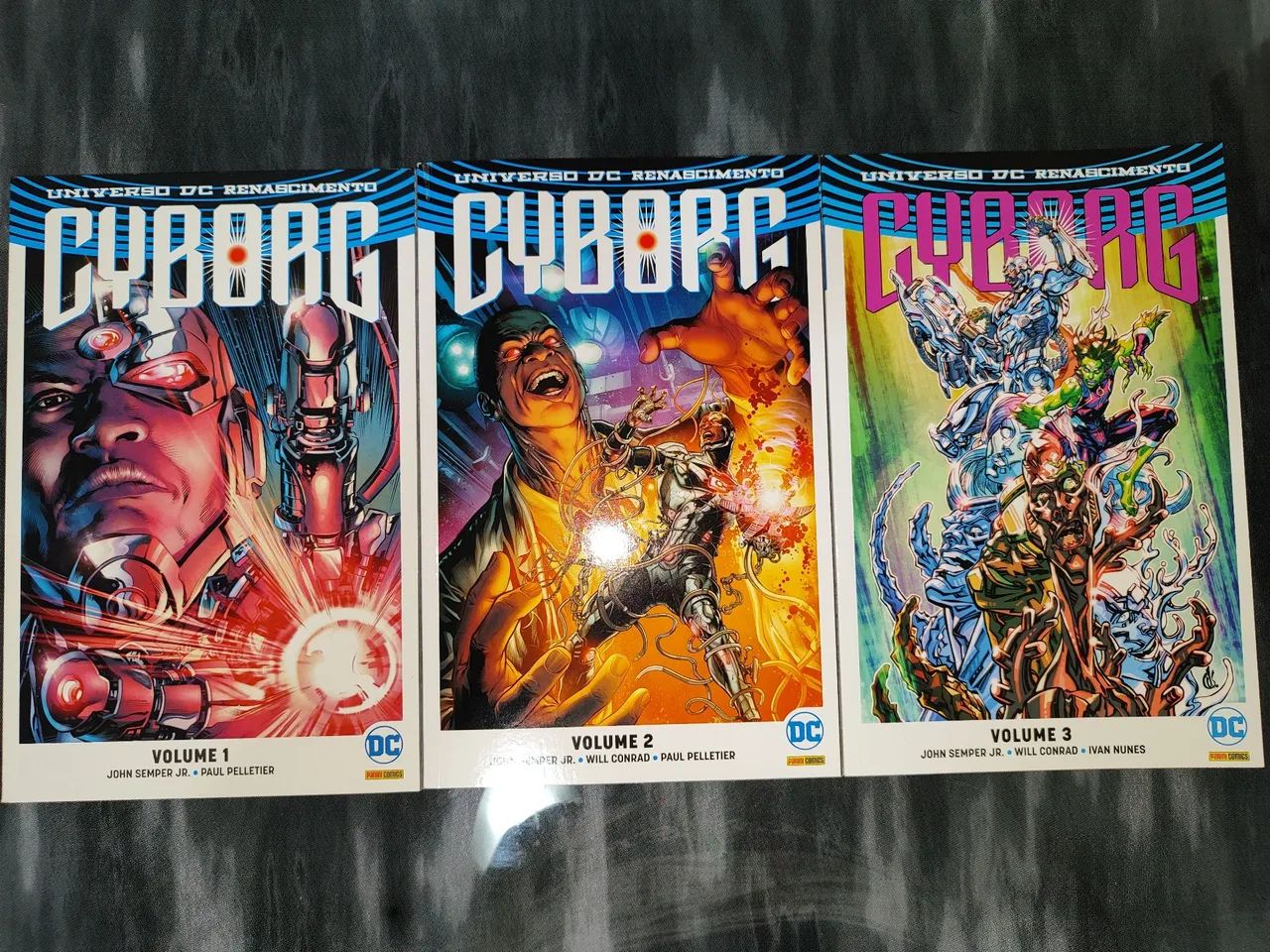 Universo DC Renascimento Cyborg 1,2 e 3 - Panini 