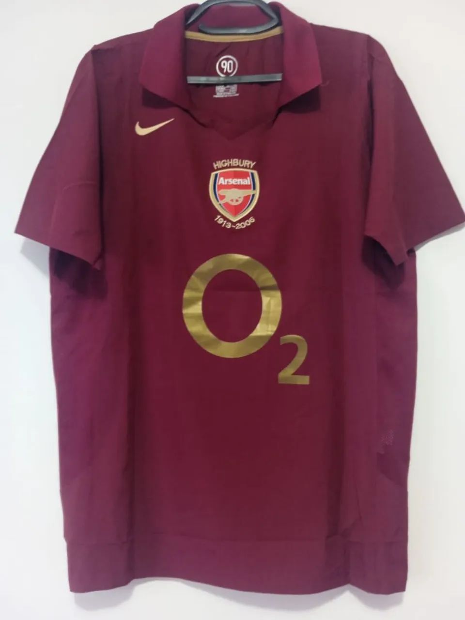 Camisa Arsenal Special Edition Highbury Stadium 2006 #14 Henry Autografada Certifucada - Foto 3
