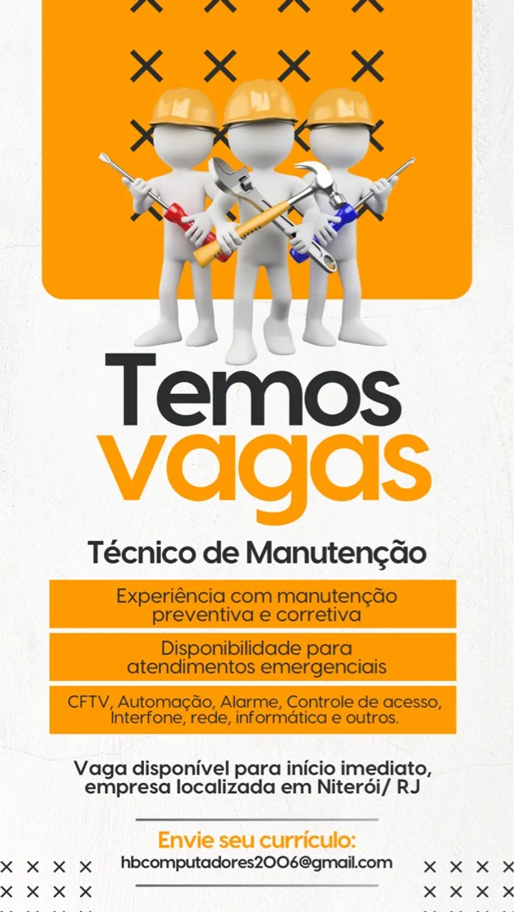 Vaga para técnico 