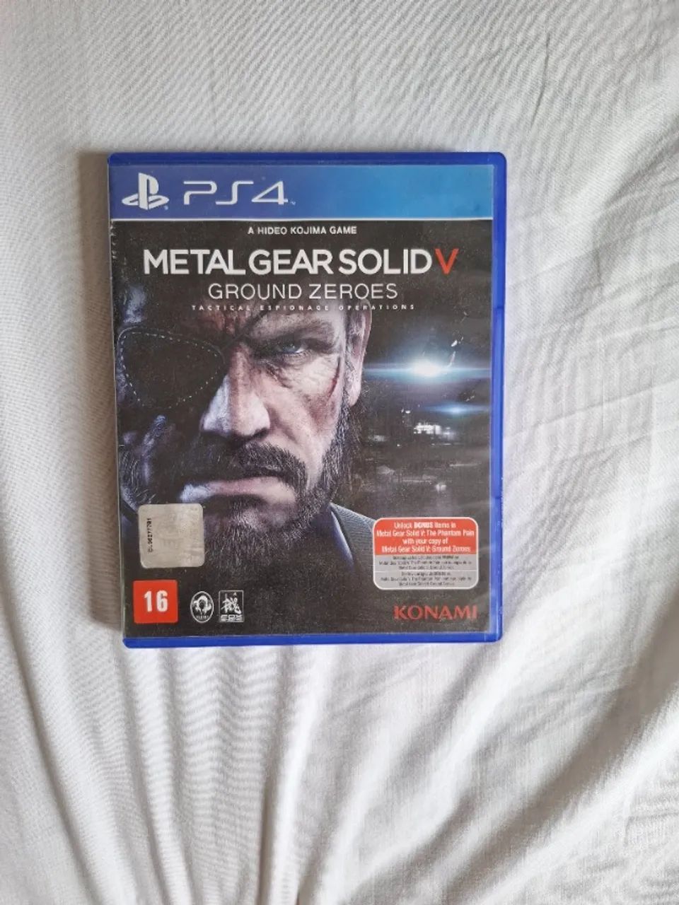jogo ps4 metal gear solid V ground zeroes