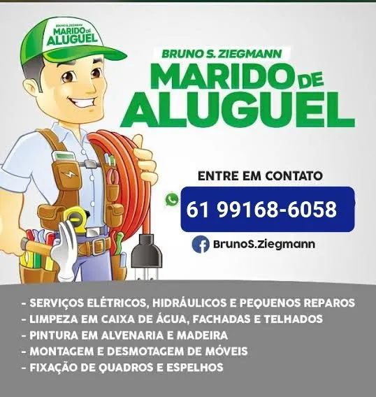 Marido de aluguel aceito cartão de crédito 