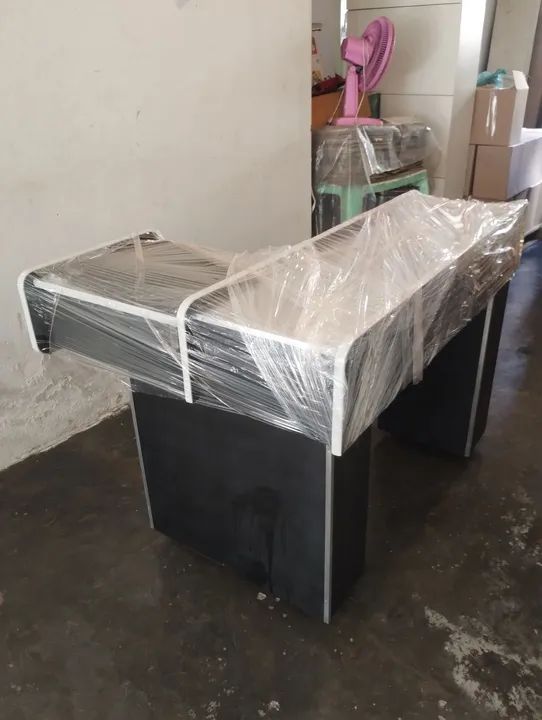 Balcão caixa check-out atendimento MDF novos pronta entrega 1,20 metros  - Foto 6