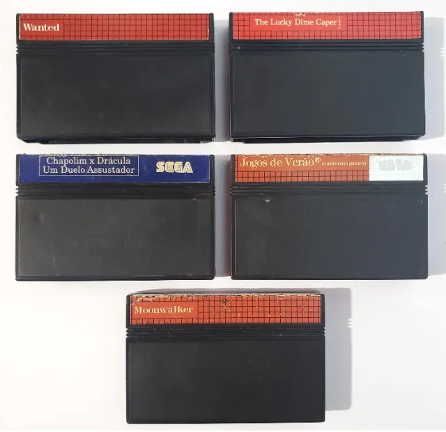 Jogos para Master System Usados Originais com Garantia