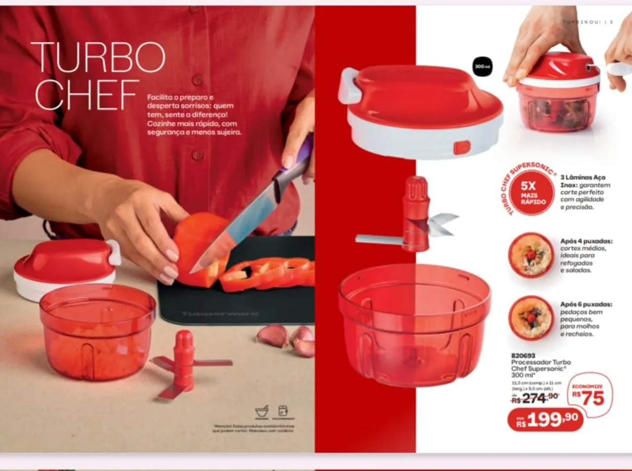 Produtos variados Tupperware a partir de R$ 45,00