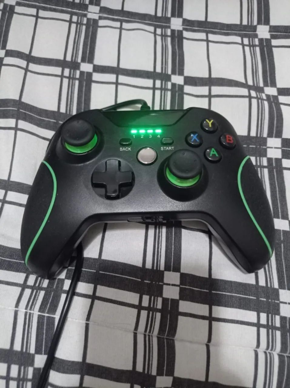 Controle com Fio para Xbox One com Vibração Dupla para PC Windows 7/8/10 Xbox One, HNQH - Foto 4