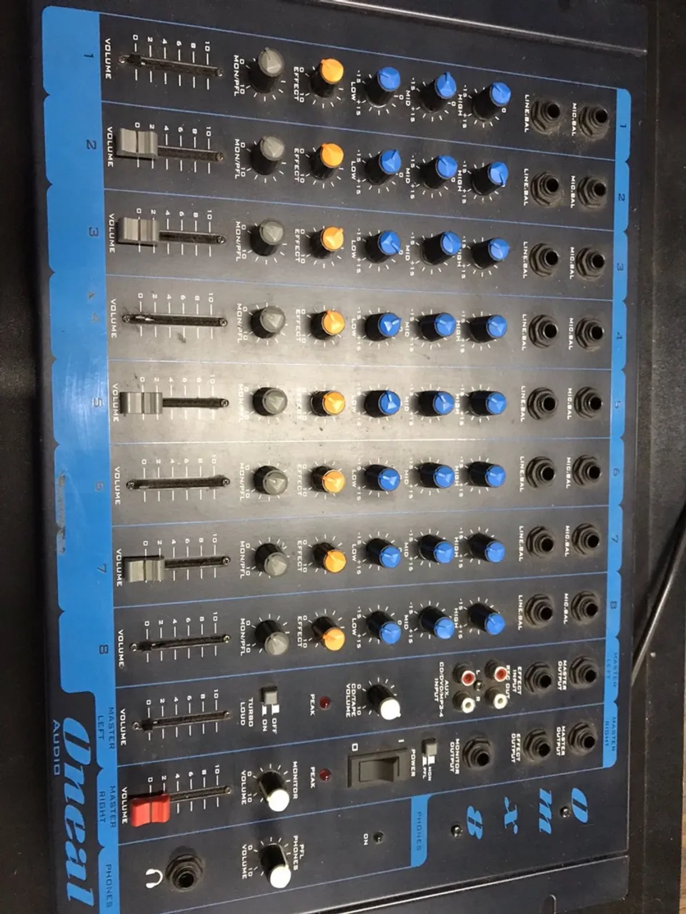 Mesa de som Oneal OMx 8x