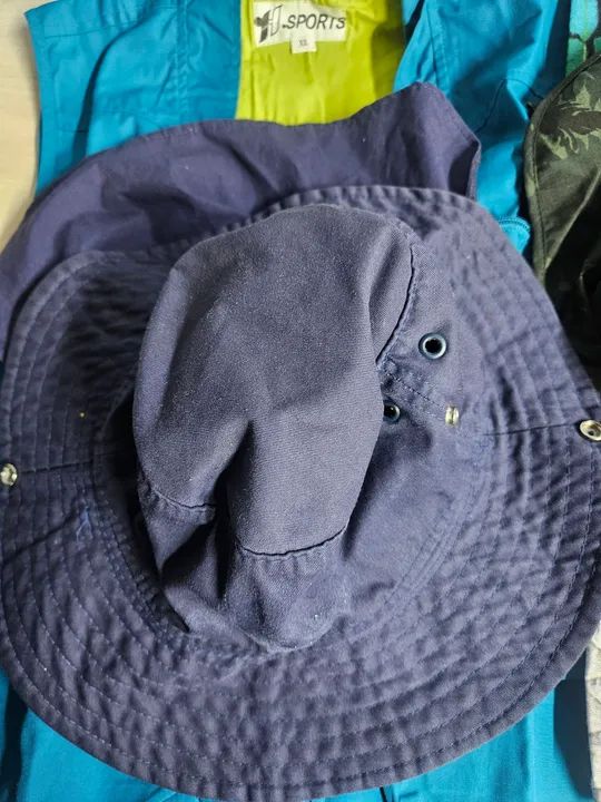 Kit de pesca - Colete, chapéus e acessórios - Foto 4