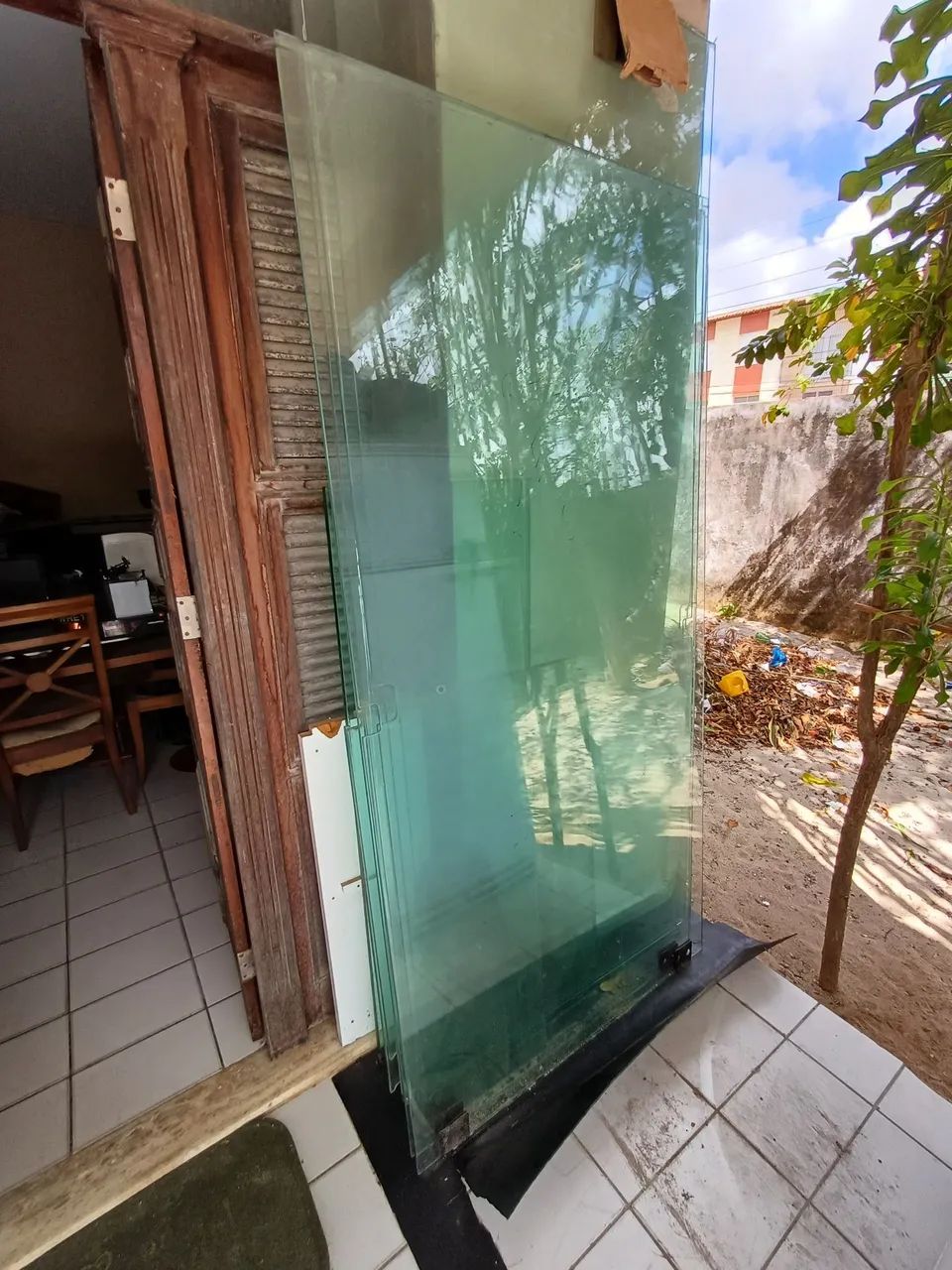 Portas de Vidro temperado 2.10 Altura Por 1.05 Largura.Leia a descrição  - Foto 3