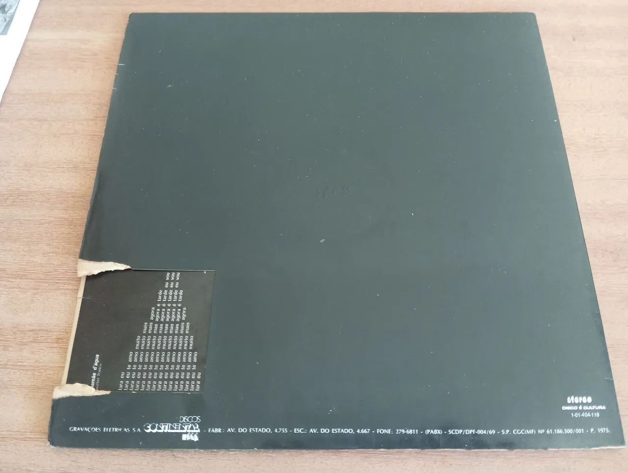 LP Vinil Walter Franco - Revolver (1975)  - Foto 2