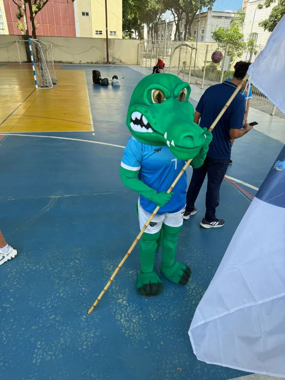 Mascotes empresarial. Personagem vivo 