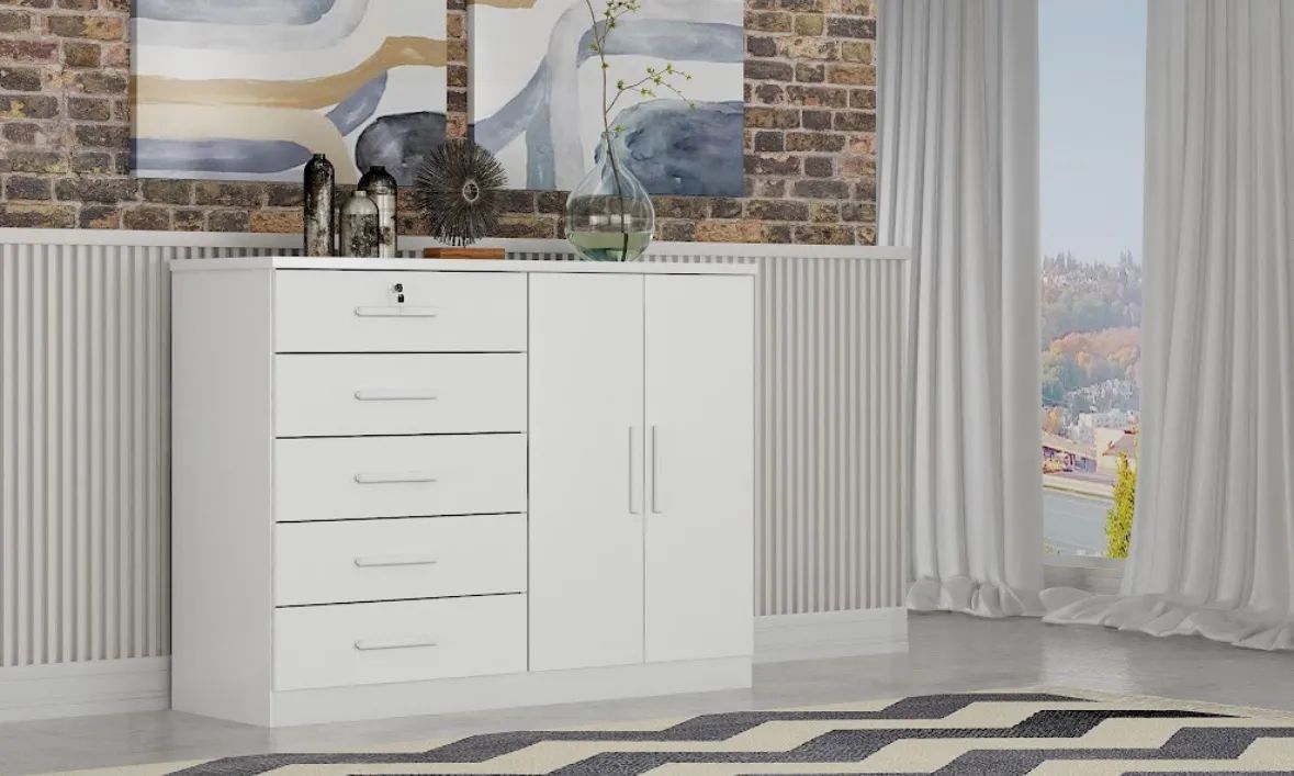 Cômoda Star com Sapateira e 5 Gavetas t43 - Foto 3