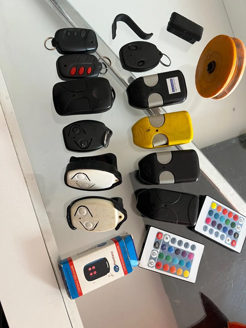 12 Controles Remoto para Portão Automático + 2 controles de luz led