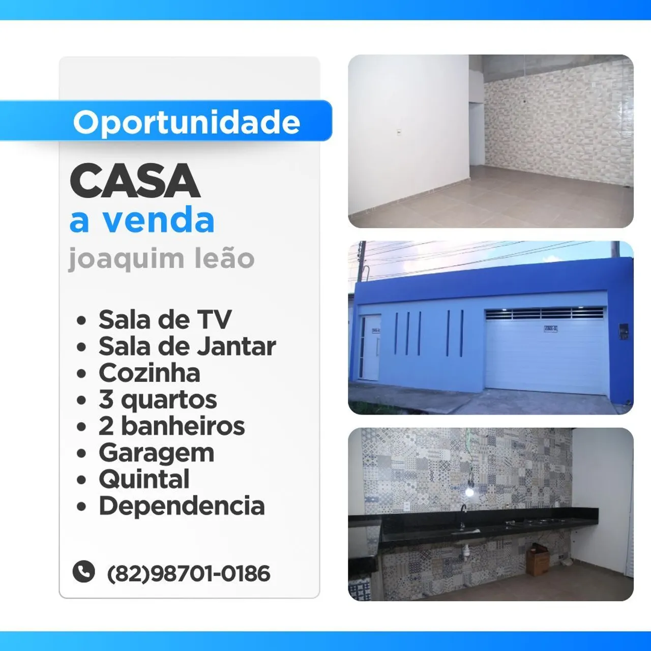 Apenas Venda, Casa pronta para morar!