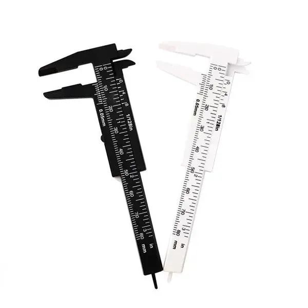 Paquímetro Para Design De Sobrancelhas Simples De Plástico