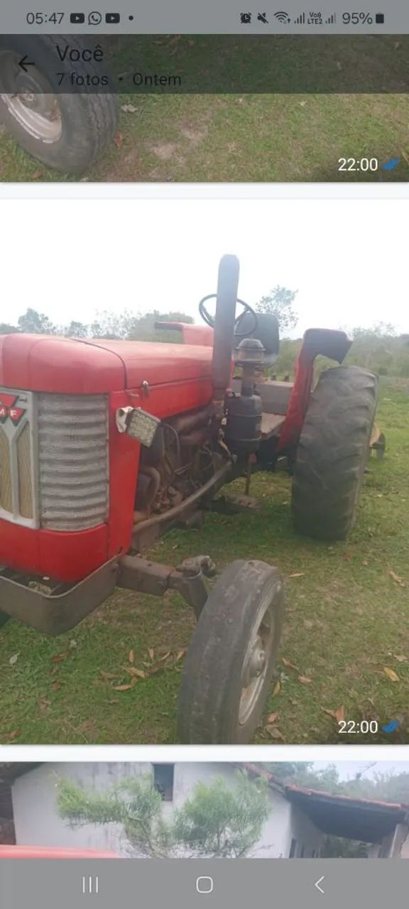 Trator massey Ferguso 95x no trab - Foto 5