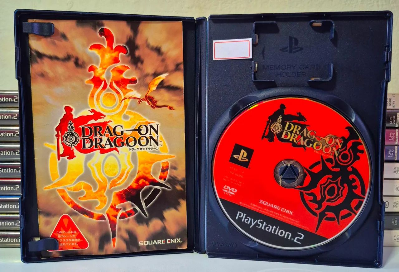 Jogo Ps2 - Drag-on Dragoon - Japonês Completo Original - Jogos de