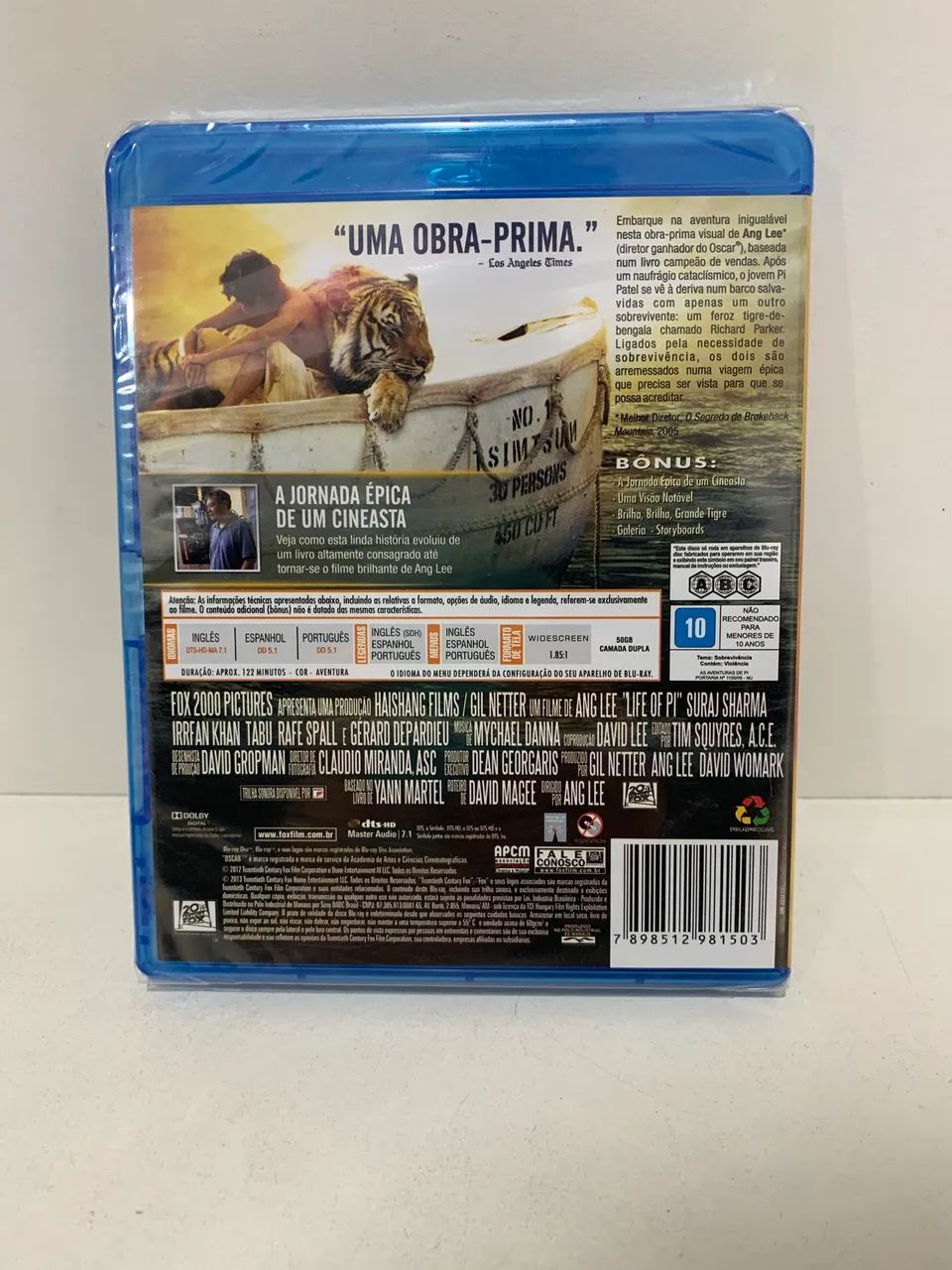 Bluray as aventuras de pi  - Foto 2