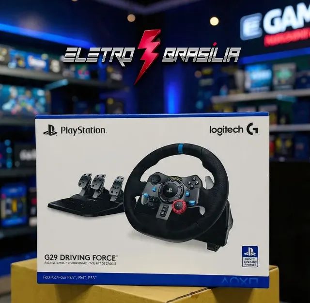 Volante Logitech G29 Driving Force - Novo, Lacrado - Peças e