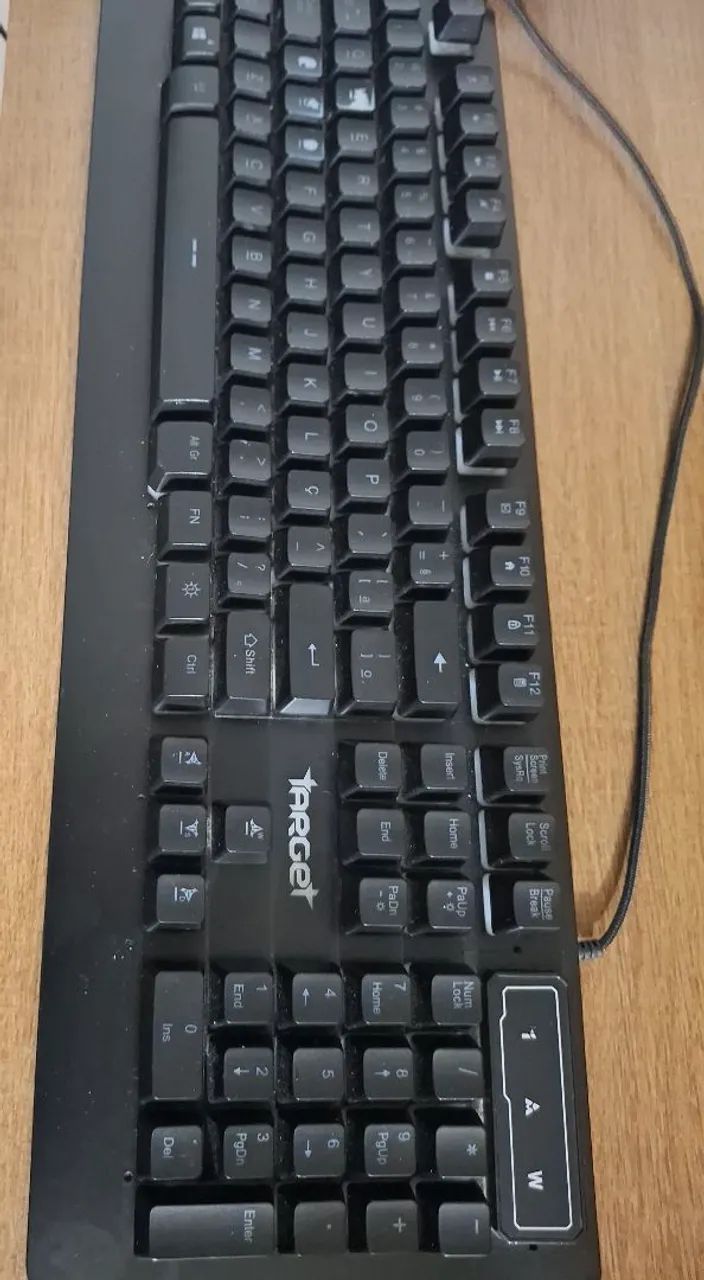 Teclado Gamer Target Game com LED - SemiNovo  - Foto 4