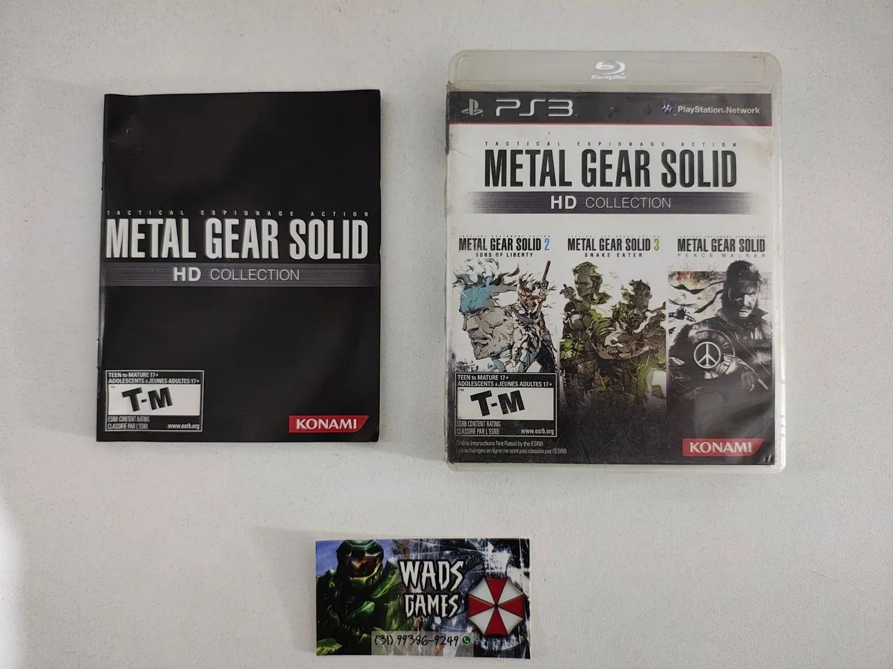 Jogo Metal Gear Solid HD Collection - PS3