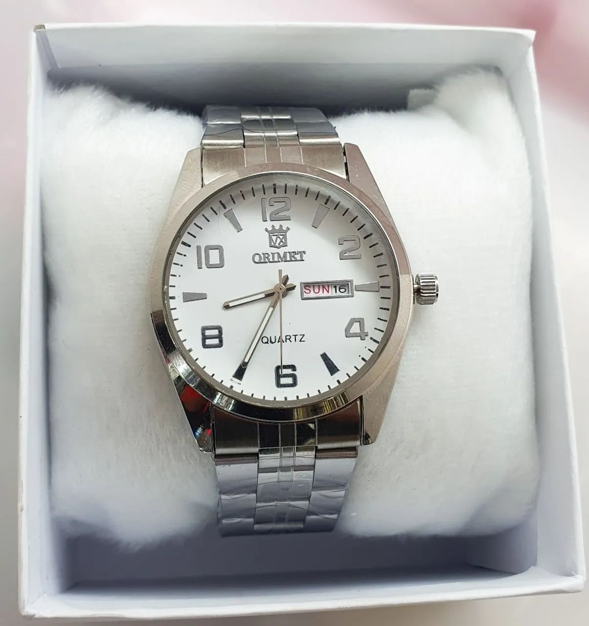 Relógio Orimet Analógico com Pulseira de Metal Inoxidável - Foto 3