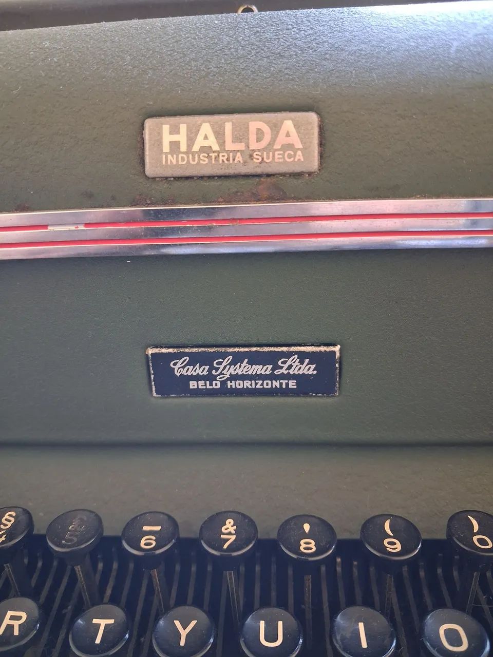 Máquina de escrever Halda antiga - Foto 2