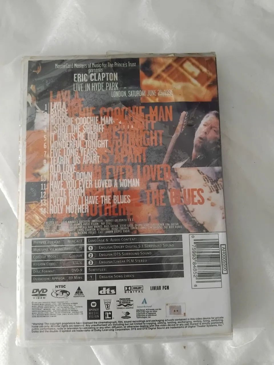 DVD Eric Clapton ao vivo - Foto 2