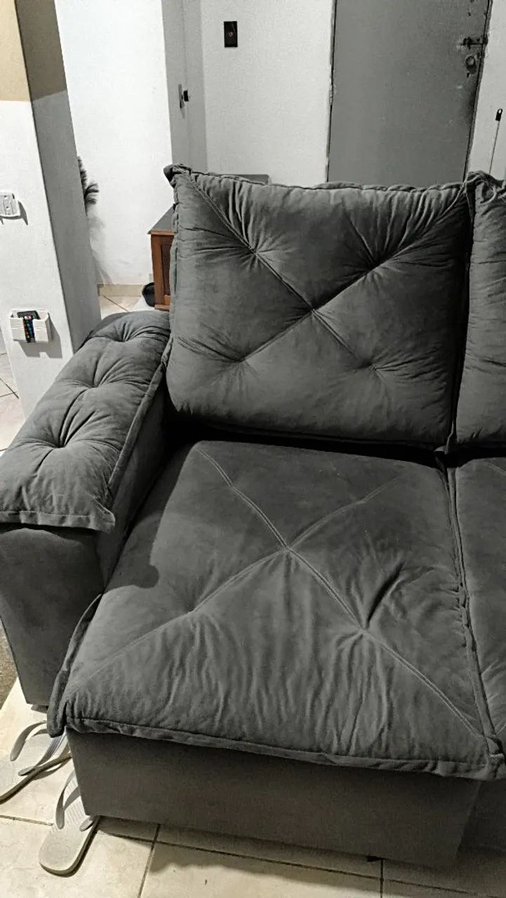 Sofá Retrátil 2m largura aceito ofertas - Foto 5