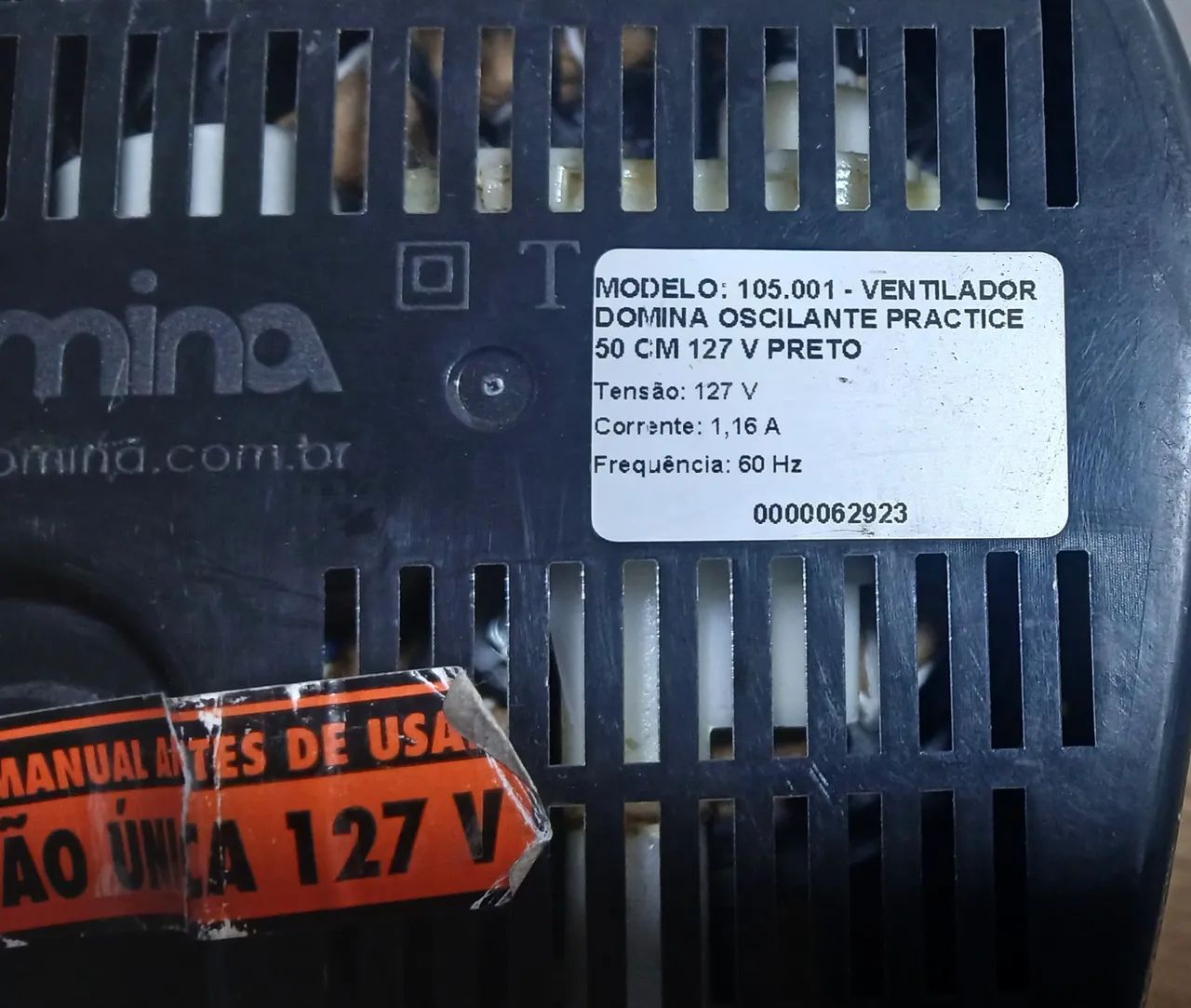 Motor Ventilador de parede domina oscilante practice 50 cm 127 V - Foto 4