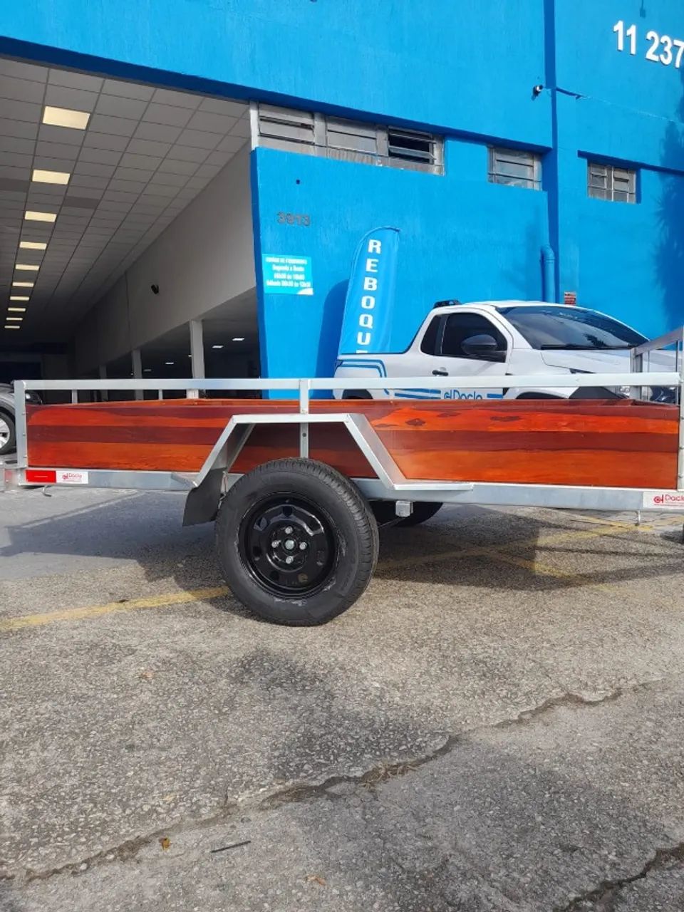 Carretinha Fazendinha  estrutura em AÇO GALVANIZADO - Foto 5