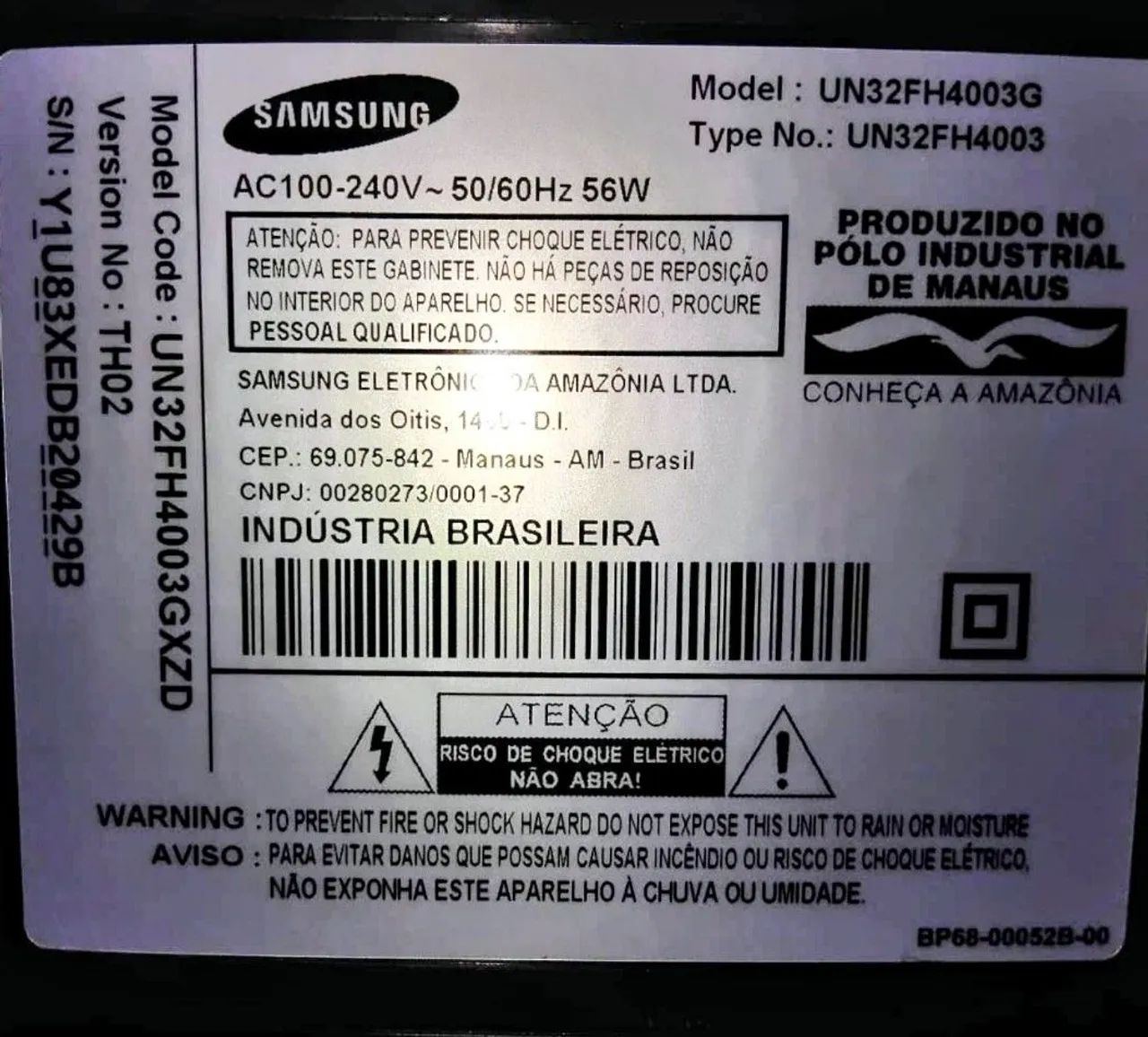 Tv samsung 32 polegadas64308564868867121