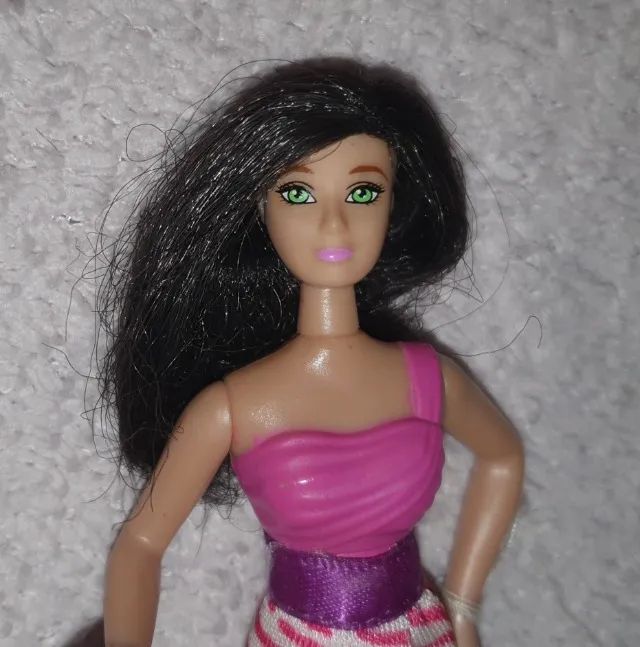 mini boneca barbie teresa mcdonald's 12cm