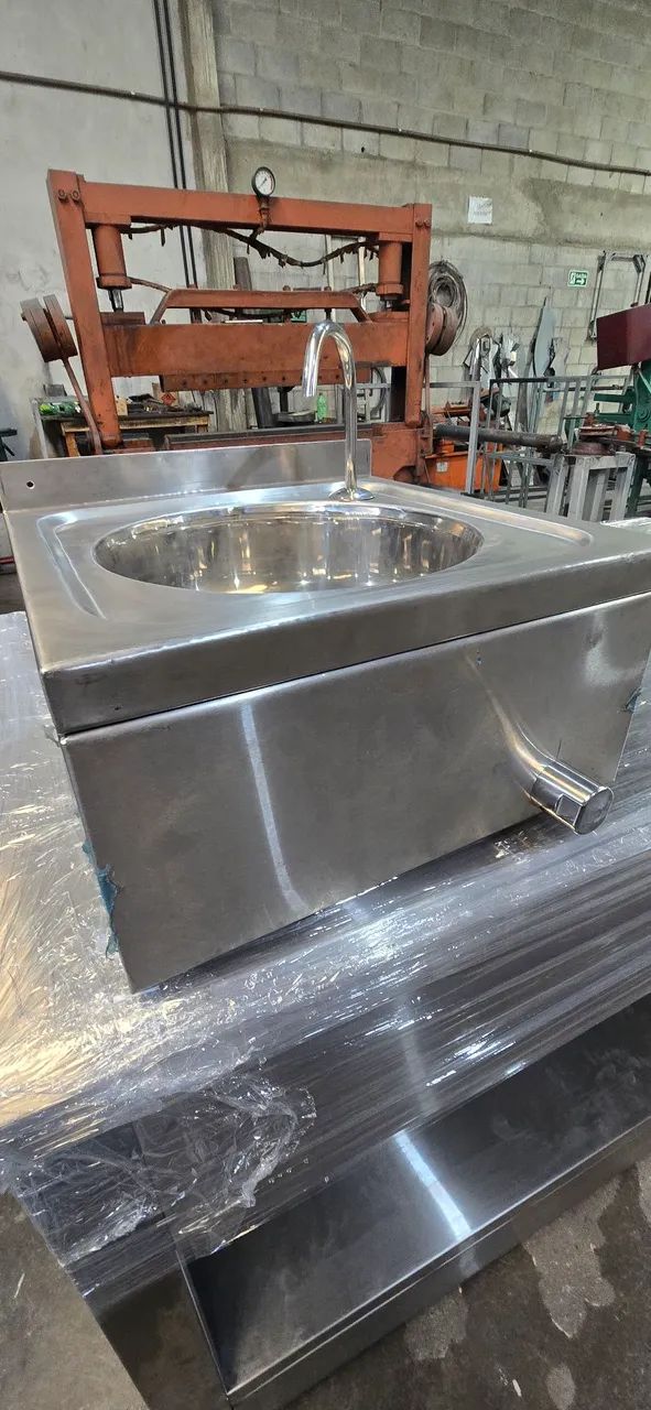 Pia de aço inox LAVA MÃO  - Foto 2
