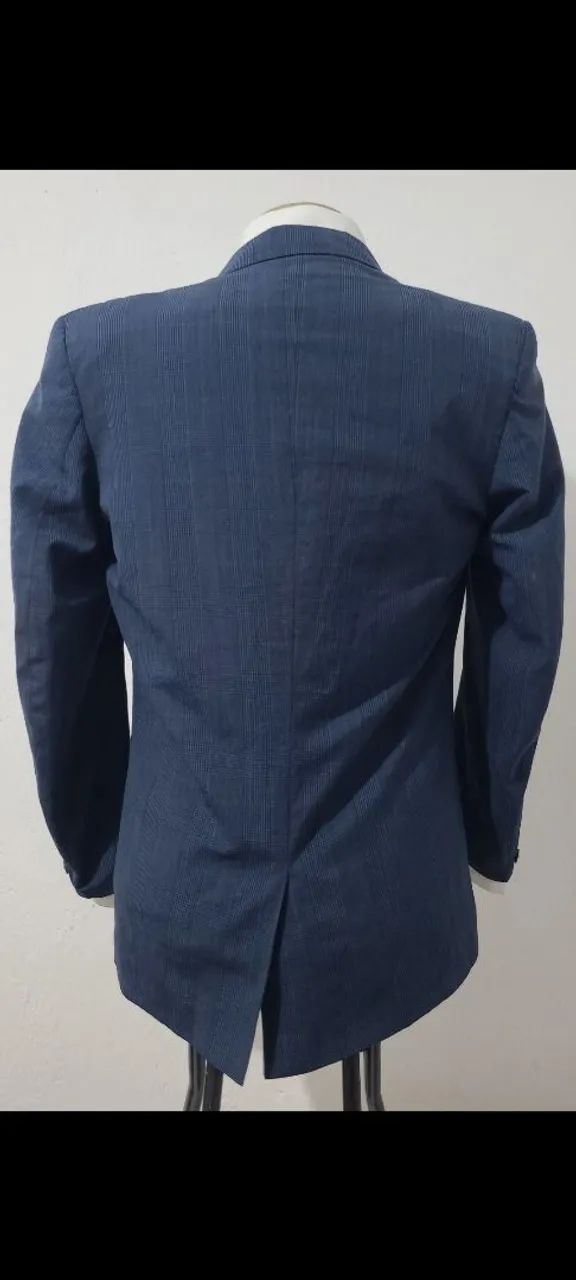 Blazer Slim Azul Nº 46, lindo, original, elegante, sofisticado. - Foto 4