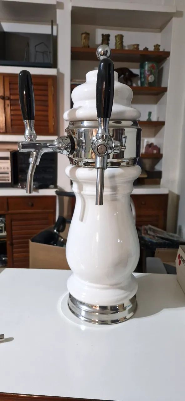 Choppeira de porcelana com 2 torneiras Celli - Foto 2