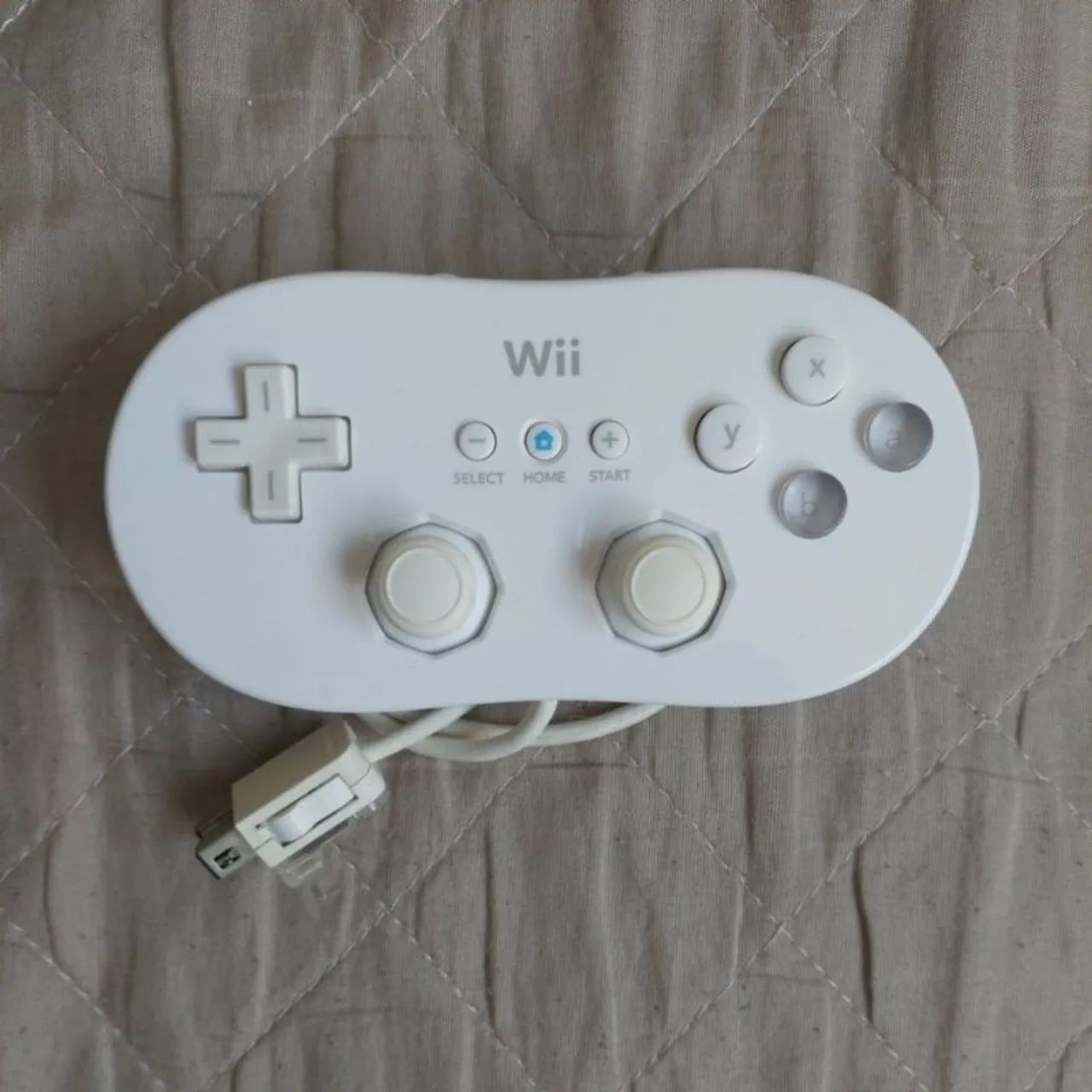 Controle Nintendo Wii clássico original branco 64305907068161120