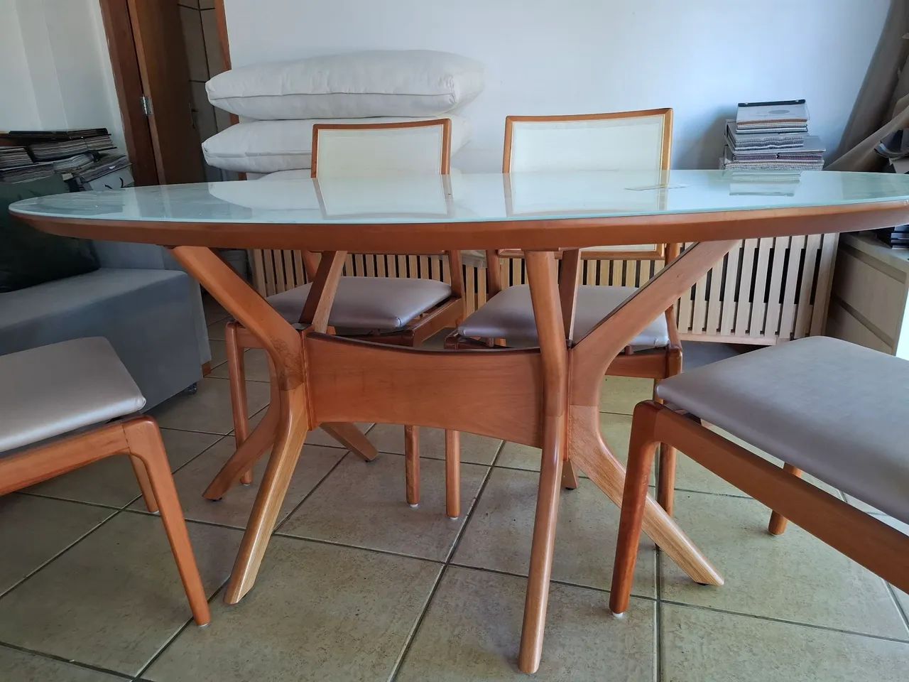 Mesa de jantar orgânica 1.70 x 90 - Foto 4