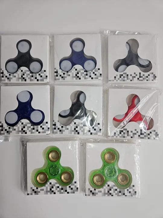 Spinner de Dedo - Diversas Cores - Brinquedo Anti-Stress