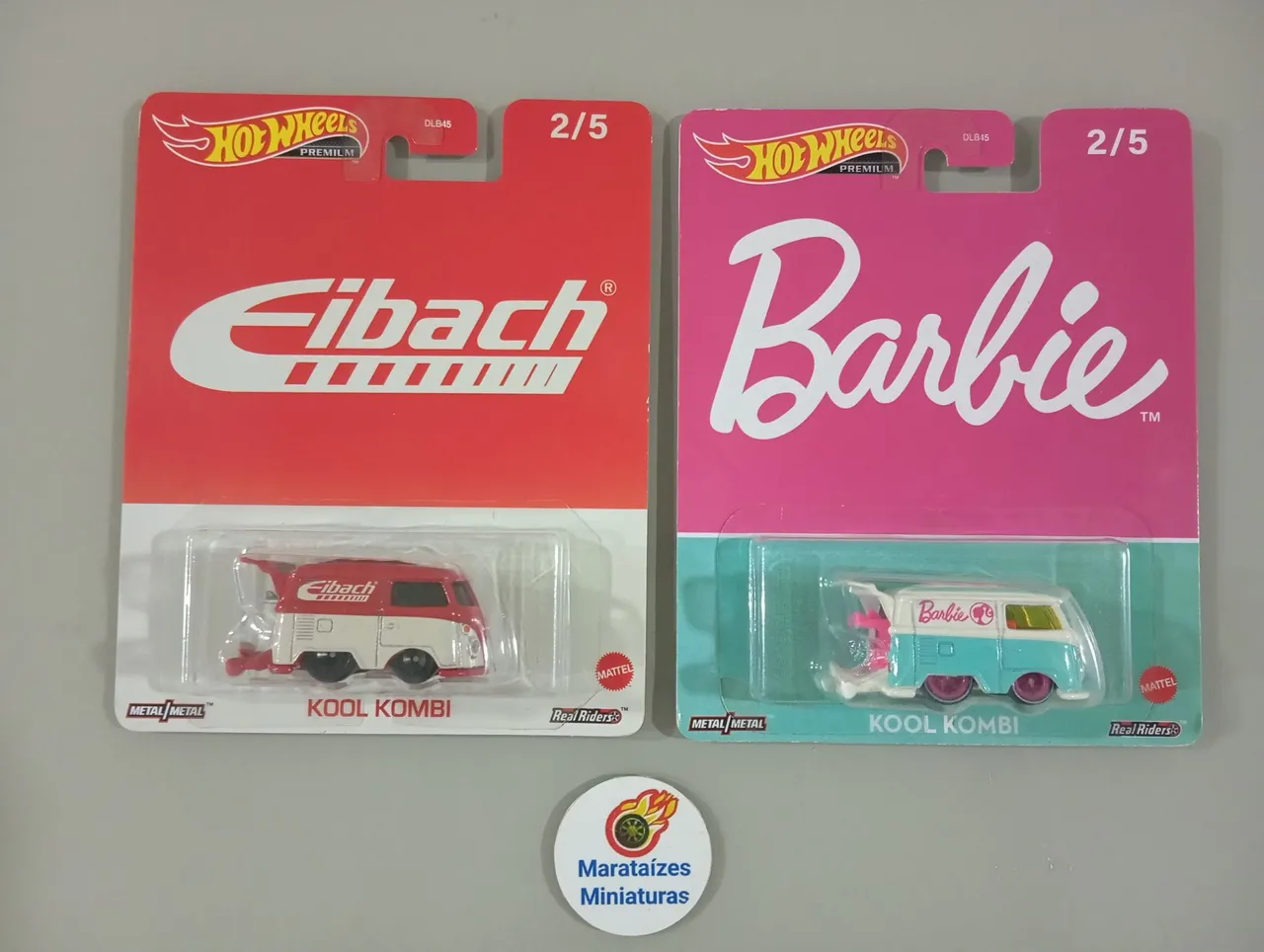 Hot Wheels Eibach e Barbie Kool Kombi - 2 Unidades Lacradss
