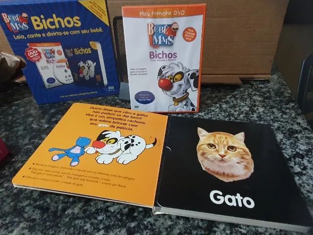 KIT DVD Bebê Mais - Bichos (DVD Lacrado) - CDs, DVDs etc - Janga