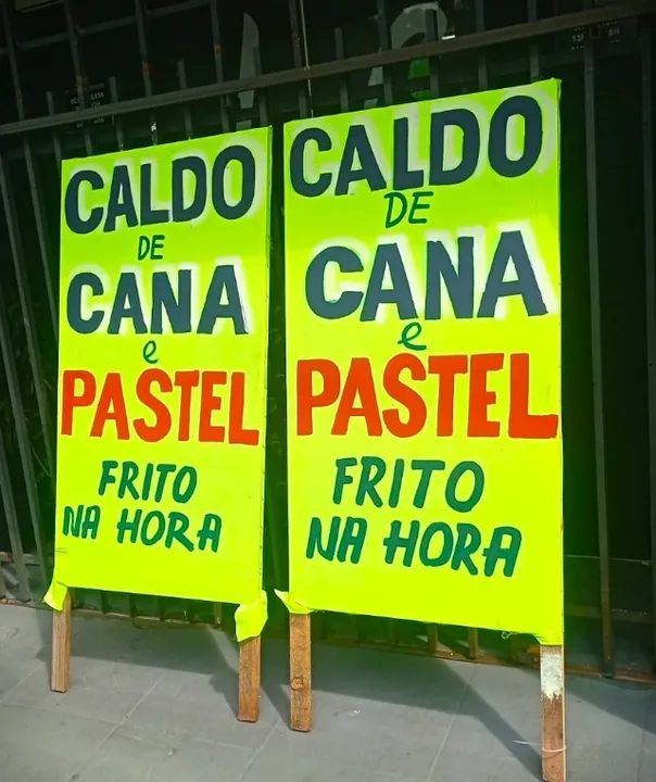 Faixas e Cavaletes neon