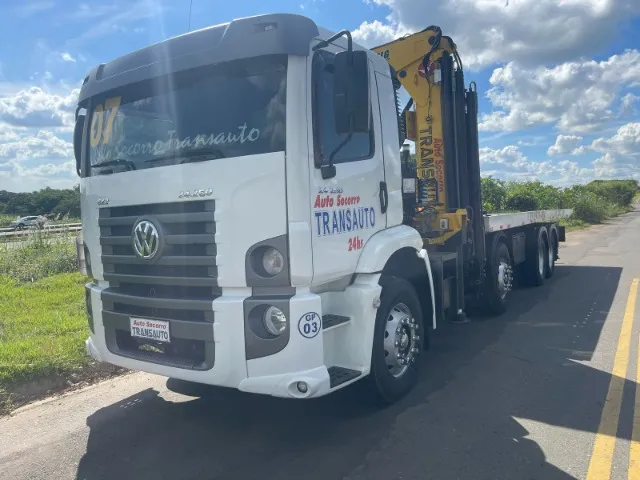 VW -24.250 ANO 2007- BI -TRUCK MUNCK PLATAFORMA LANÇA