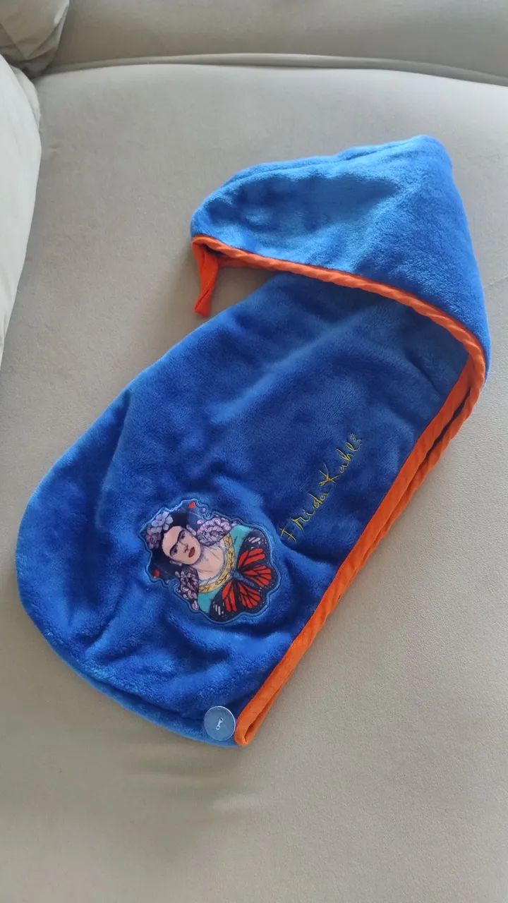 Toalha para cabelo Frida Kahlo