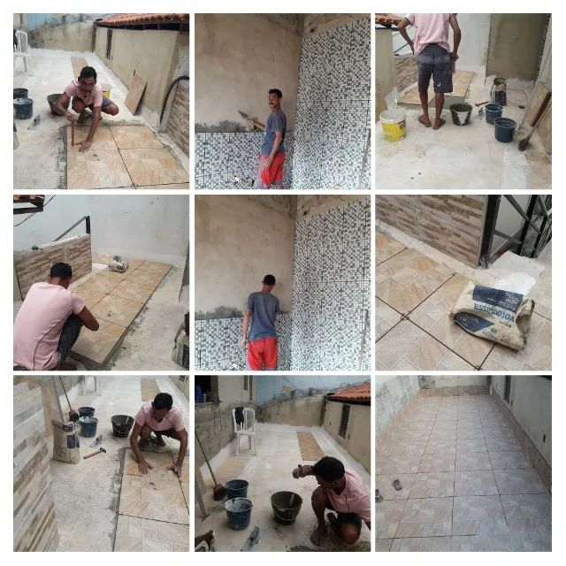 Pintor e ladrilheiro 