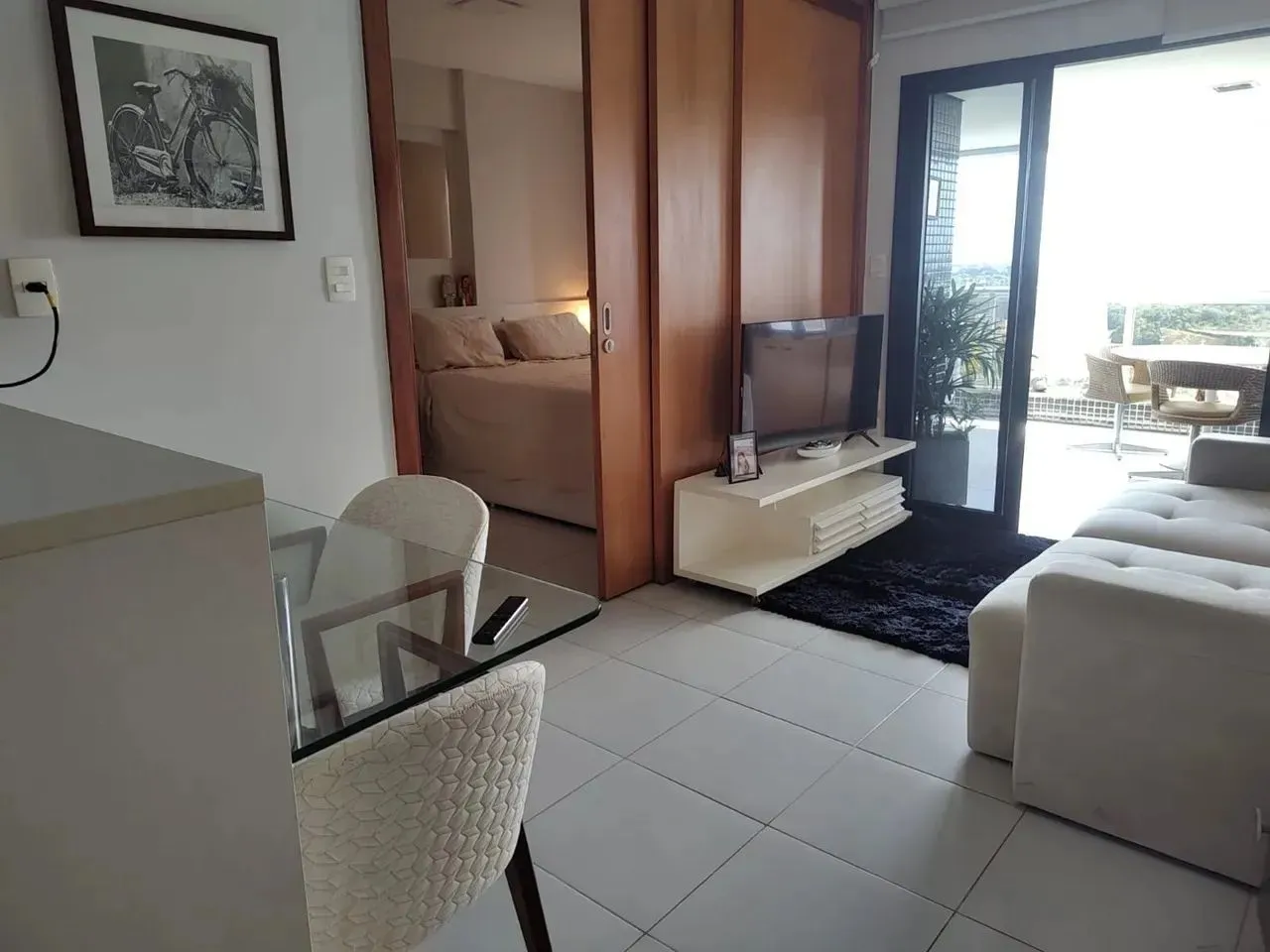 Apartamento De 1 Quarto Em 53M² E 2 Vagas De Garagem No Caminho Das Árvores. 1Q45BEH
